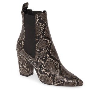 Steve Madden Snake Embossed Chelsea Boot